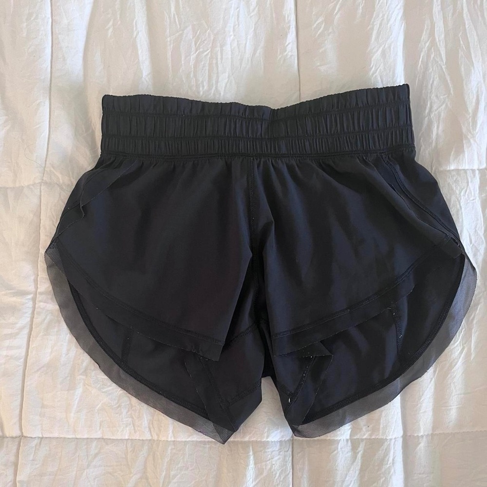 Black lululemon shorts